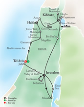 Religious Travel: Map of Locations