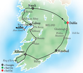 Religious Travel: Map of Locations