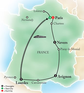 Religious Travel: Map of Locations