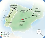 Religious Travel: Map of Locations